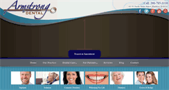 Desktop Screenshot of damonarmstrongdds.com